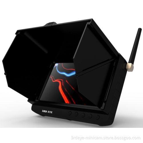 New Product 2.4GHz Wireless LCD DVR with Sunshield